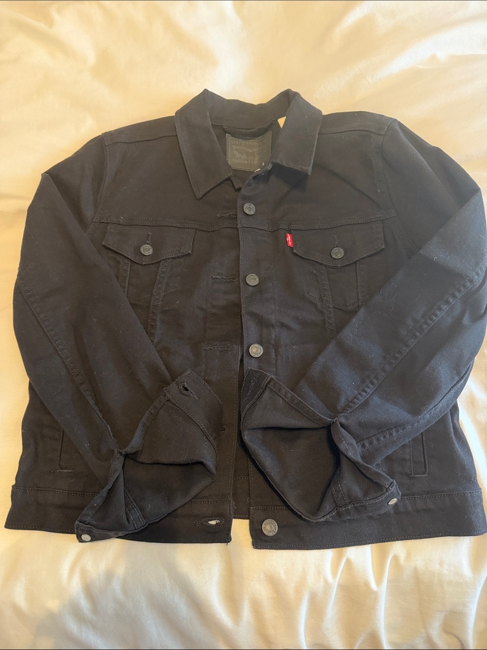 Women’s Levi’s Black Denim Jacket - Classic Trucker Style
